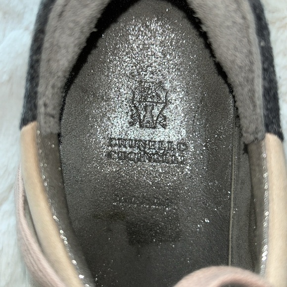 Brunello cucinelli very soft nubuck leather and wool shoes size 8 - 38 - Picture 13 of 13